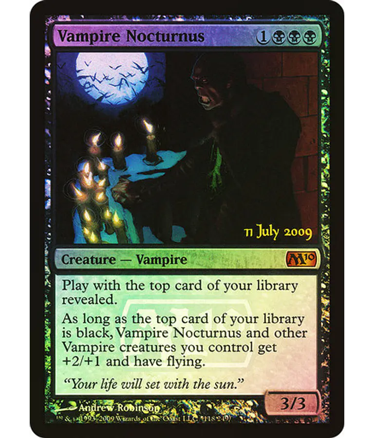 Vampire Nocturnus (Prerelease Foil) - Promotional (francés)