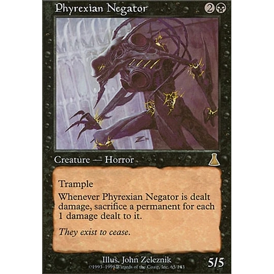 Phyrexian Negator - Urza's Destiny (español)