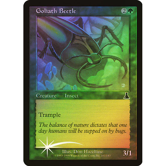 Goliath Beetle - Urza's Destiny Foil (español)