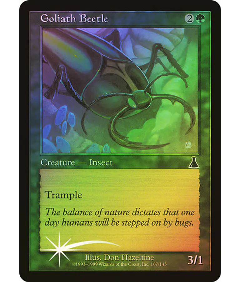 Goliath Beetle - Urza's Destiny Foil (español)