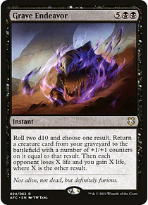 Grave Endeavor - Adventures in the Forgotten Realms Commander Decks (inglés)