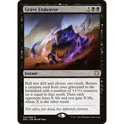 Grave Endeavor - Adventures in the Forgotten Realms Commander Decks (inglés)