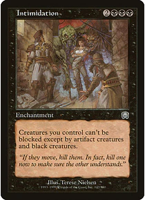 Intimidation - Mercadian Masques (español)