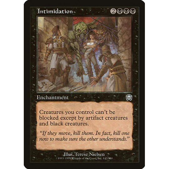 Intimidation - Mercadian Masques (español)
