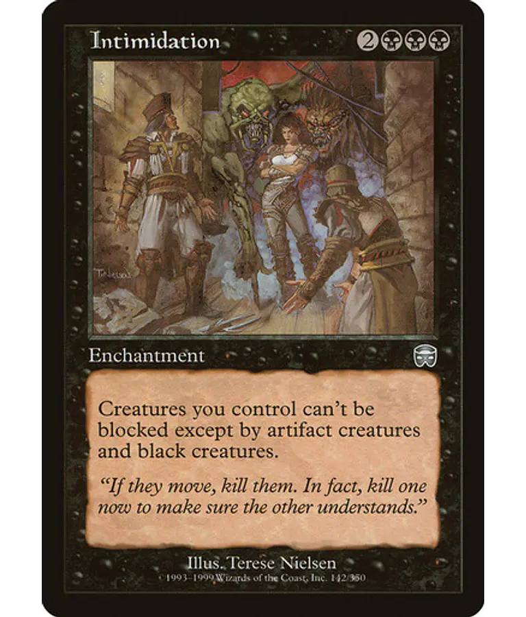 Intimidation - Mercadian Masques (español)