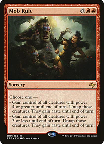 Mob Rule - Fate Reforged (español)