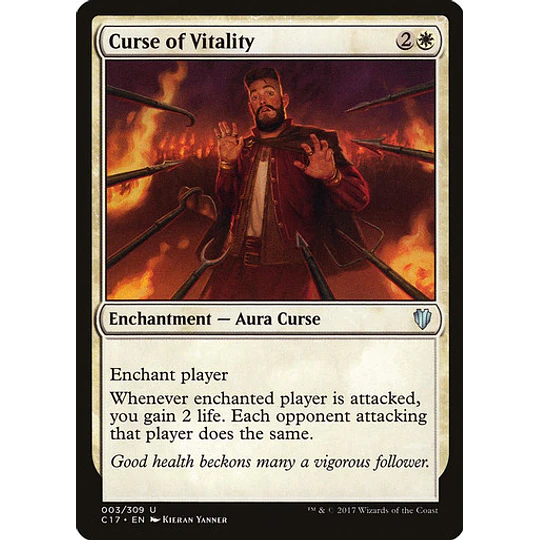 Curse of Vitality - Commander 2017 (inglés)