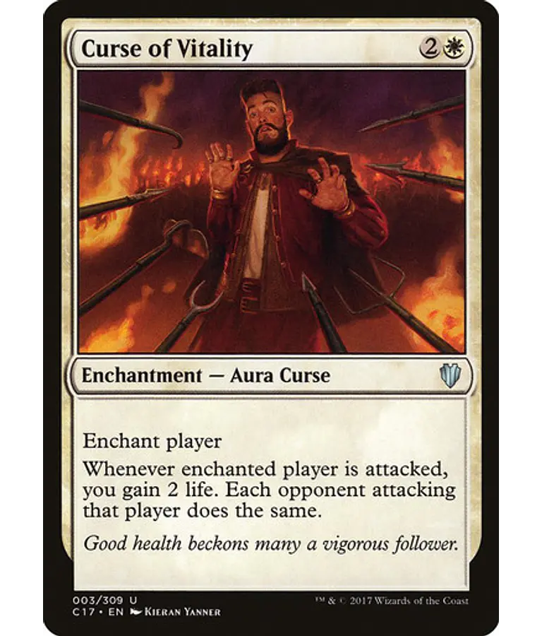 Curse of Vitality - Commander 2017 (inglés)