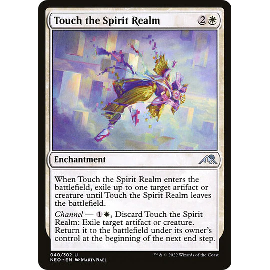 Touch the Spirit Realm - Kamigawa: Neon Dynasty (inglés)