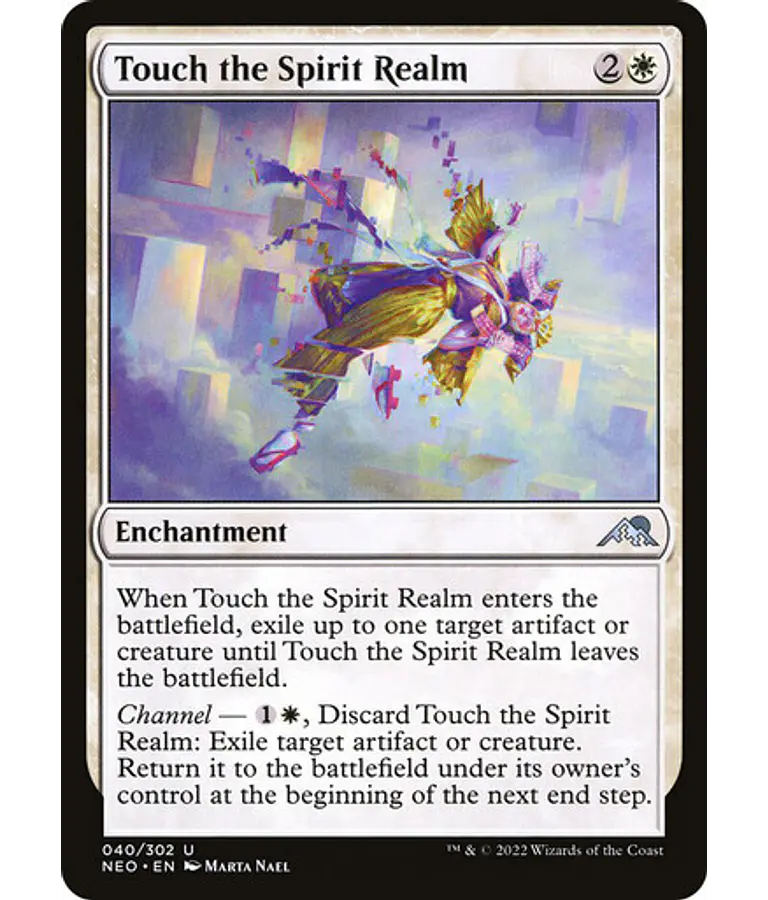 Touch the Spirit Realm - Kamigawa: Neon Dynasty (inglés)