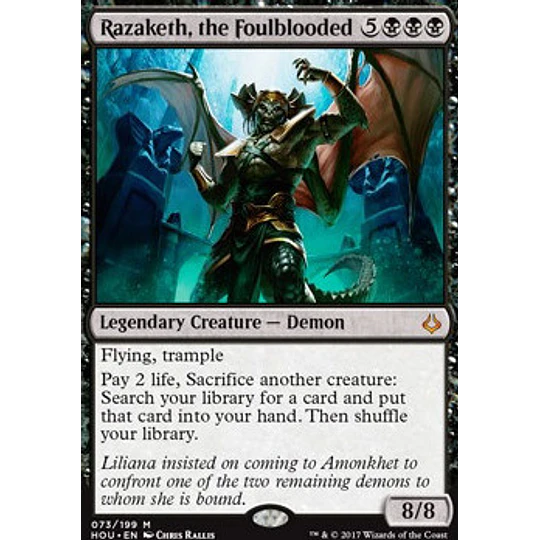 Razaketh, the Foulblooded - Hour of Devastation (español)