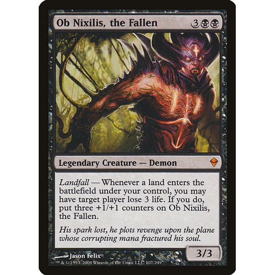 Ob Nixilis, the Fallen - Zendikar (español)