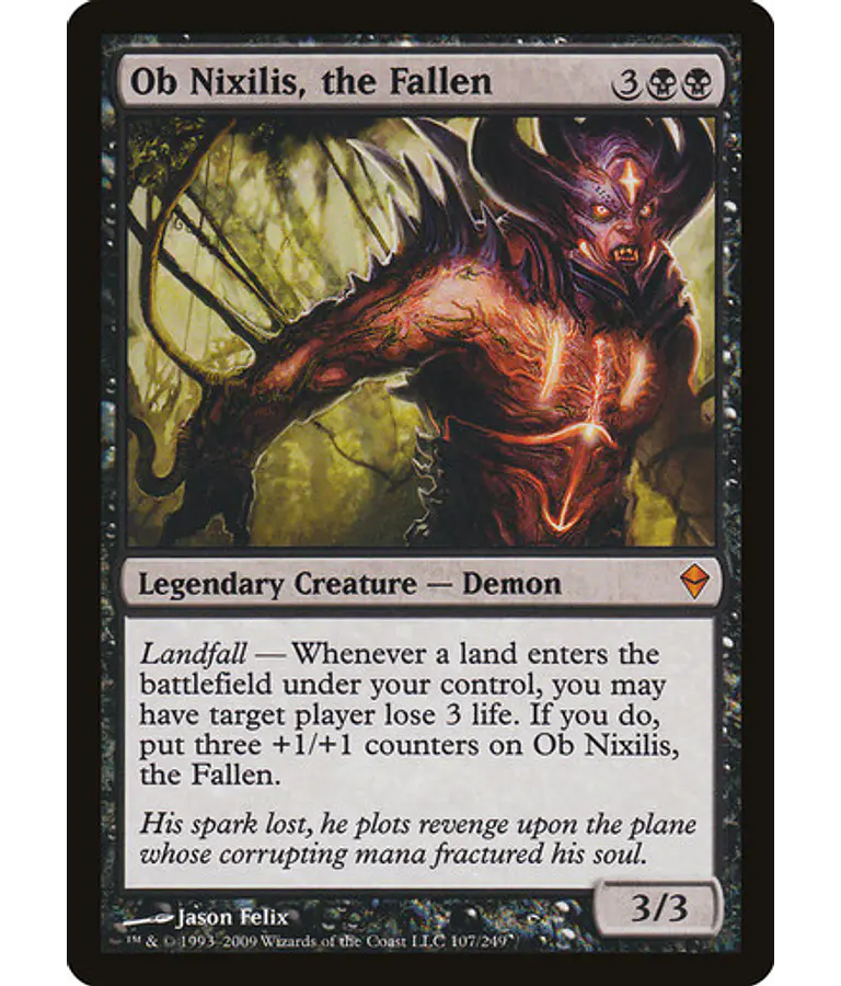Ob Nixilis, the Fallen - Zendikar (español)
