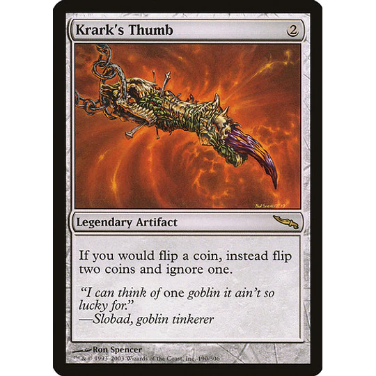 Krark's Thumb - Mirrodin (español)