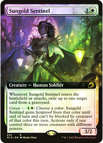 Sungold Sentinel (Extended Art) - Innistrad: Midnight Hunt Variants Foil (inglés)