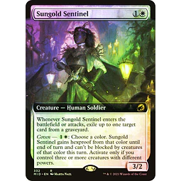 Sungold Sentinel (Extended Art) - Innistrad: Midnight Hunt Variants Foil (inglés)