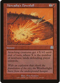 Mercadia's Downfall - Mercadian Masques (inglés)