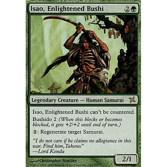 Isao, Enlightened Bushi - Betrayers of Kamigawa (español)