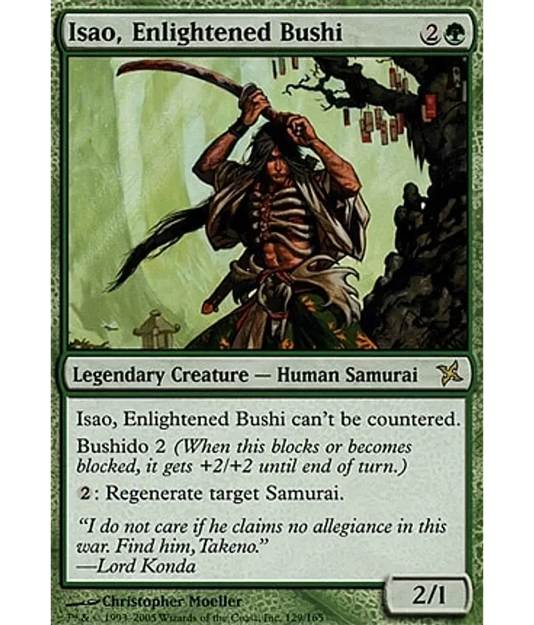Isao, Enlightened Bushi - Betrayers of Kamigawa (español)