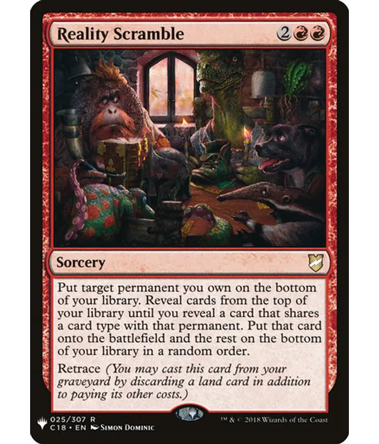 Reality Scramble - Mystery Booster/The List (inglés)