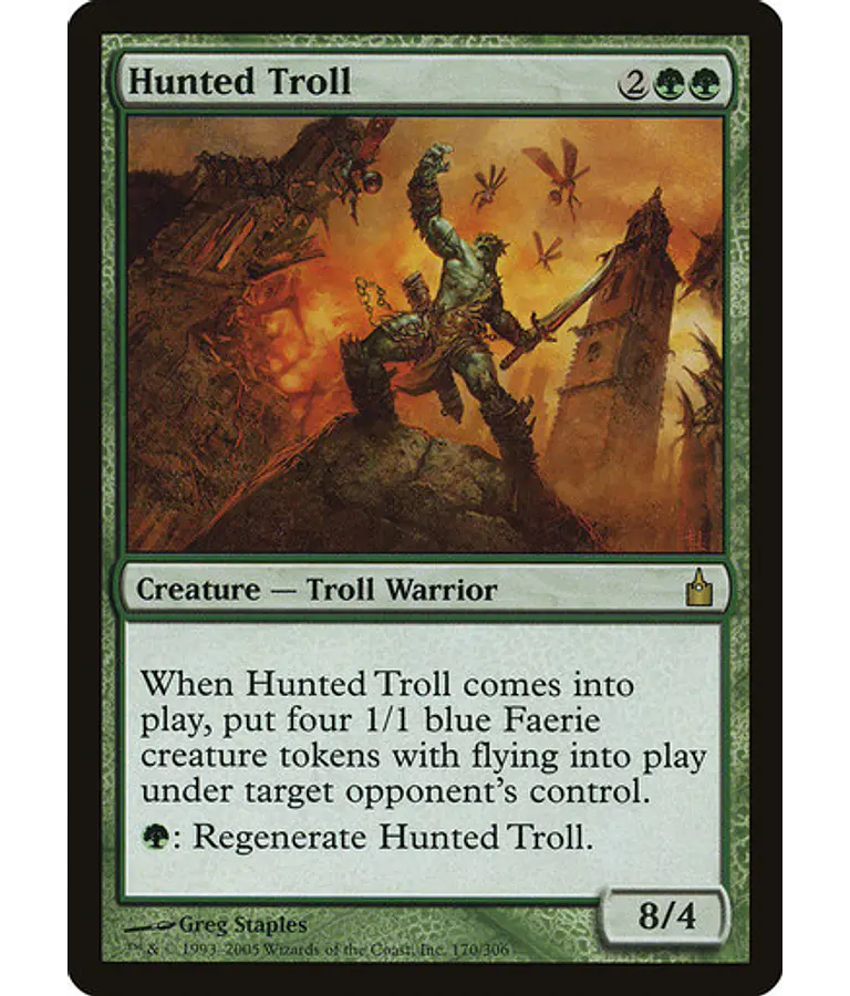 Hunted Troll - Ravnica (inglés)