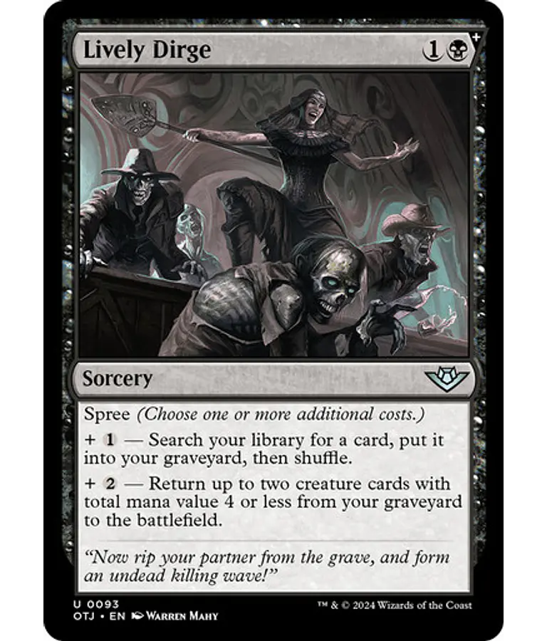 Lively Dirge - Outlaws of Thunder Junction (inglés)