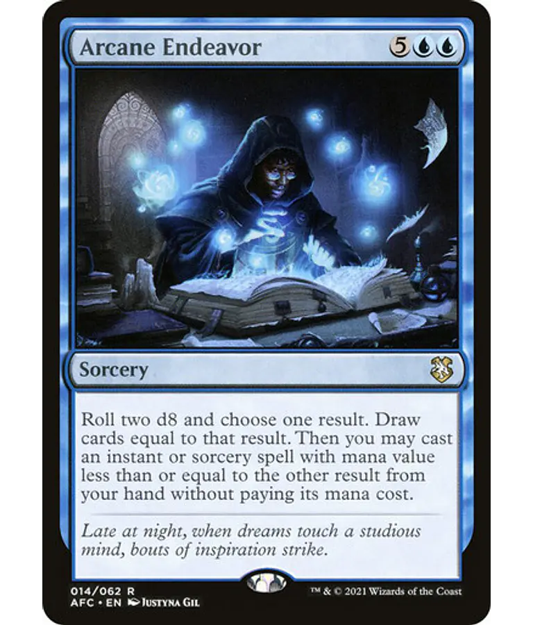 Arcane Endeavor - Adventures in the Forgotten Realms Commander Decks (inglés)