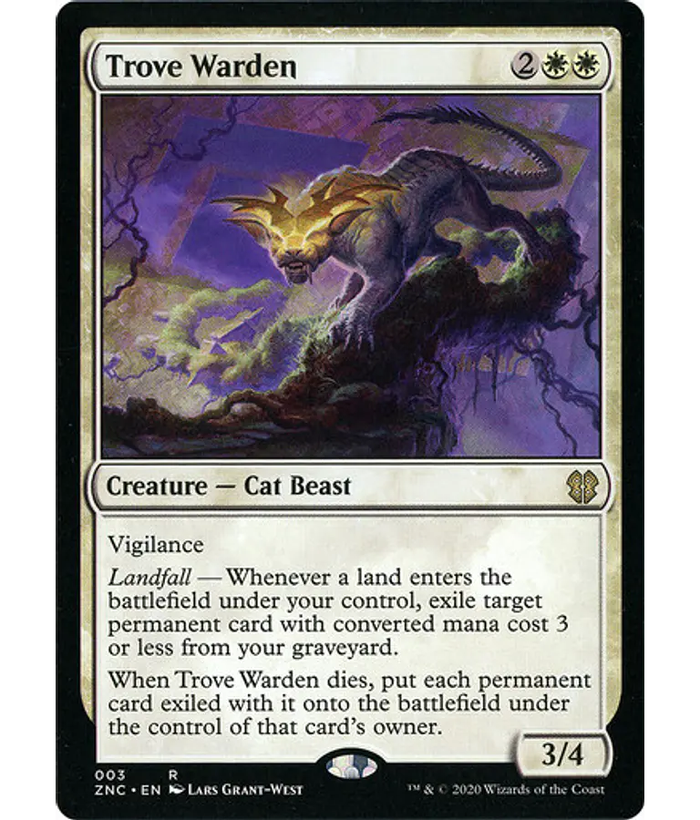 Trove Warden - Zendikar Rising Commander Decks (español)