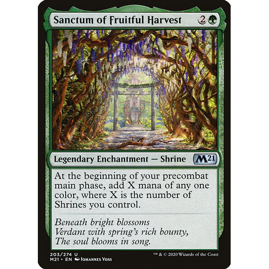 Sanctum of Fruitful Harvest - Core Set 2021 (inglés)