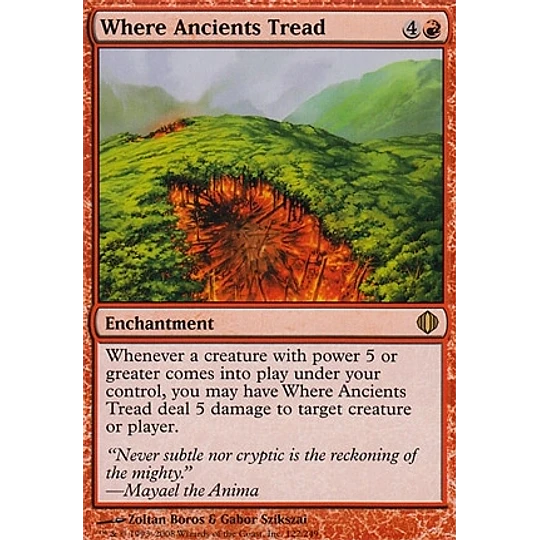 Where Ancients Tread - Shards of Alara (español)