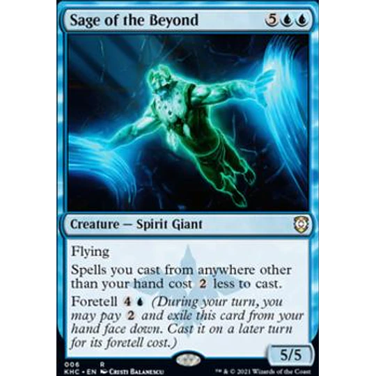 Sage of the Beyond - Kaldheim Commander Decks (inglés)