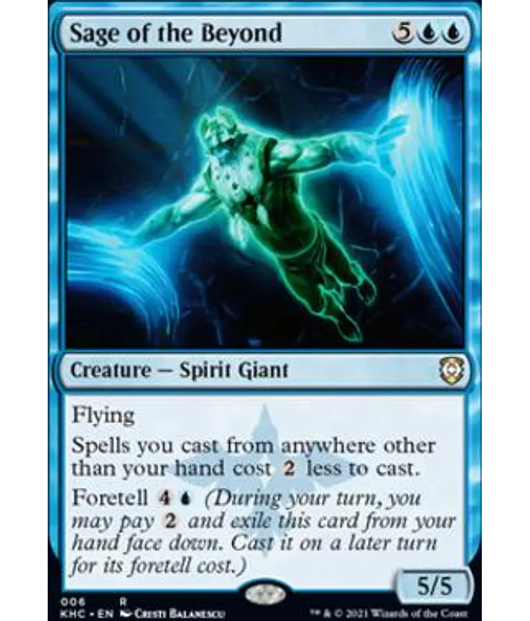 Sage of the Beyond - Kaldheim Commander Decks (inglés)