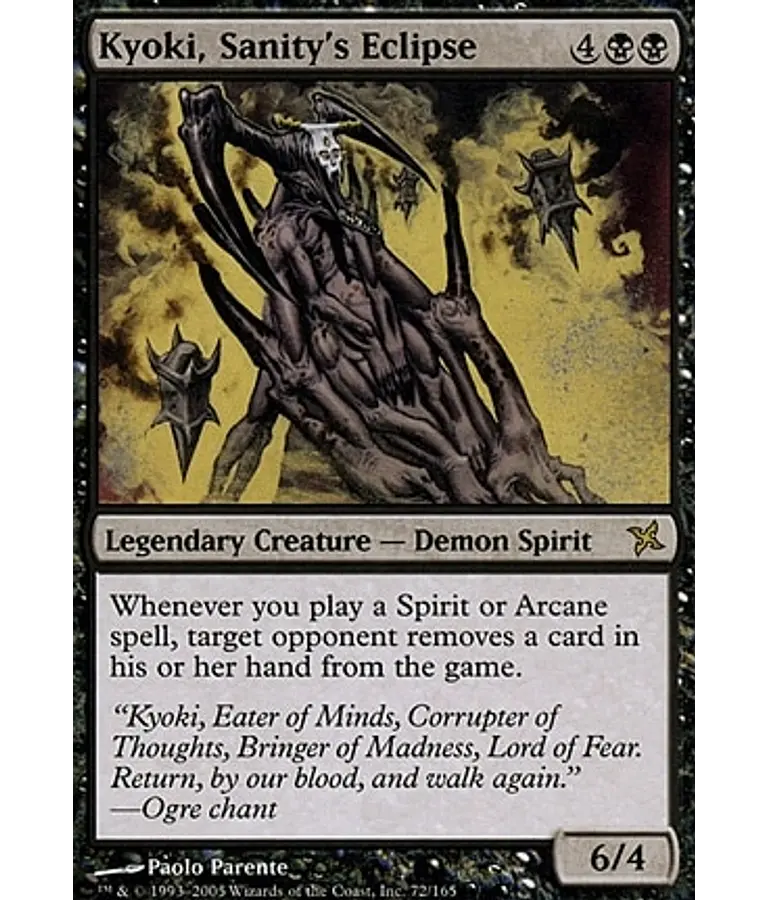 Kyoki, Sanity's Eclipse - Betrayers of Kamigawa (español)