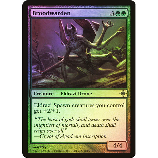 Broodwarden - Rise of the Eldrazi Foil (español)