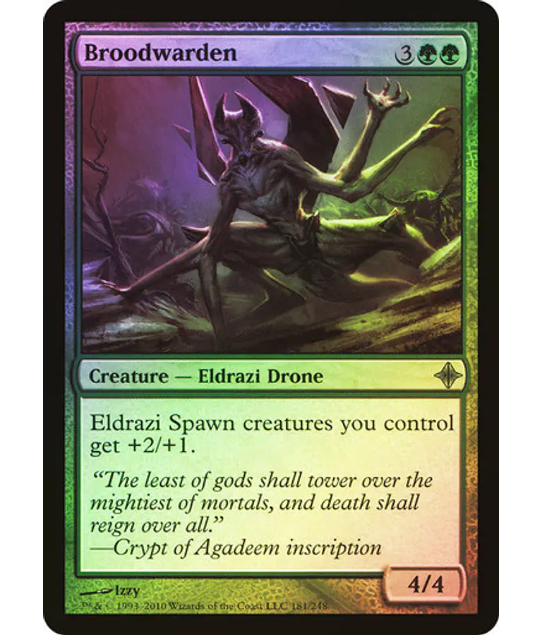 Broodwarden - Rise of the Eldrazi Foil (español)
