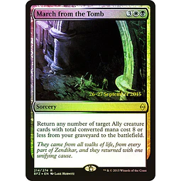 March from the Tomb (Prerelease Foil) - Promotional (español)