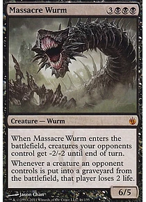Massacre Wurm - Mirrodin Besieged (inglés)