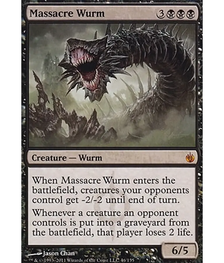 Massacre Wurm - Mirrodin Besieged (inglés)