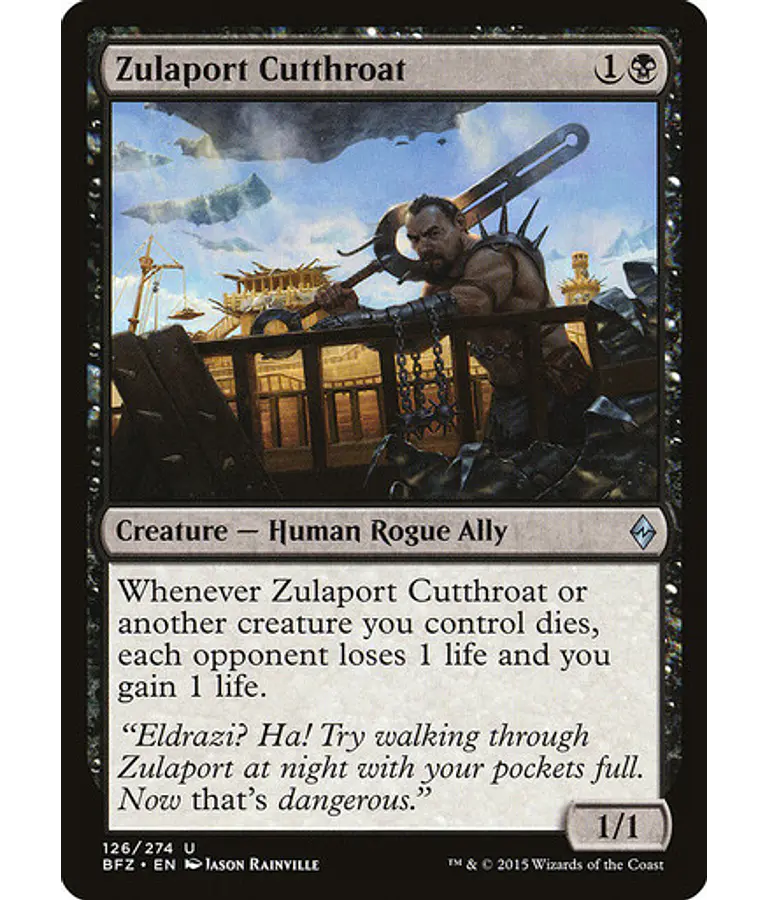 Zulaport Cutthroat - Battle for Zendikar (inglés)