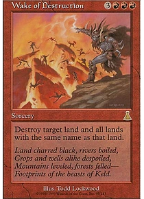 Wake of Destruction - Urza's Destiny (español)