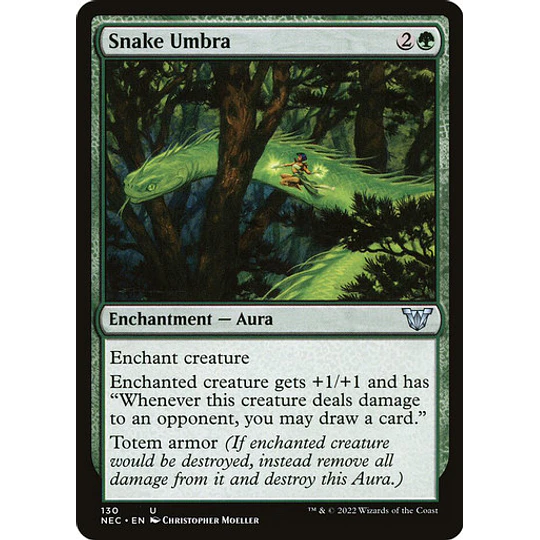 Snake Umbra - Kamigawa: Neon Dynasty Commander Decks (inglés)