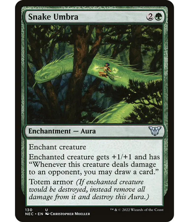 Snake Umbra - Kamigawa: Neon Dynasty Commander Decks (inglés)