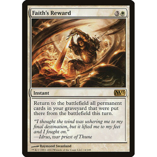 Faith's Reward - 2013 Core Set (español)