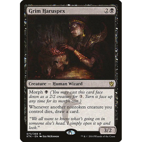 Grim Haruspex - Khans of Tarkir (español)