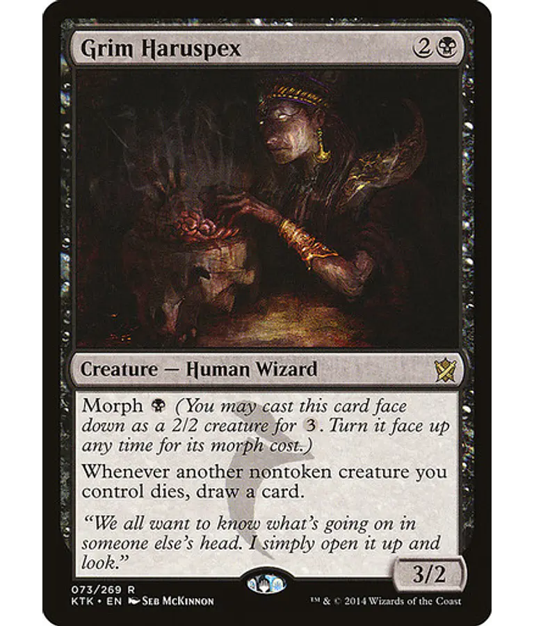Grim Haruspex - Khans of Tarkir (español)