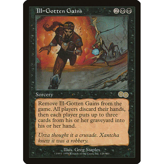 Ill-Gotten Gains - Urza's Saga (español)