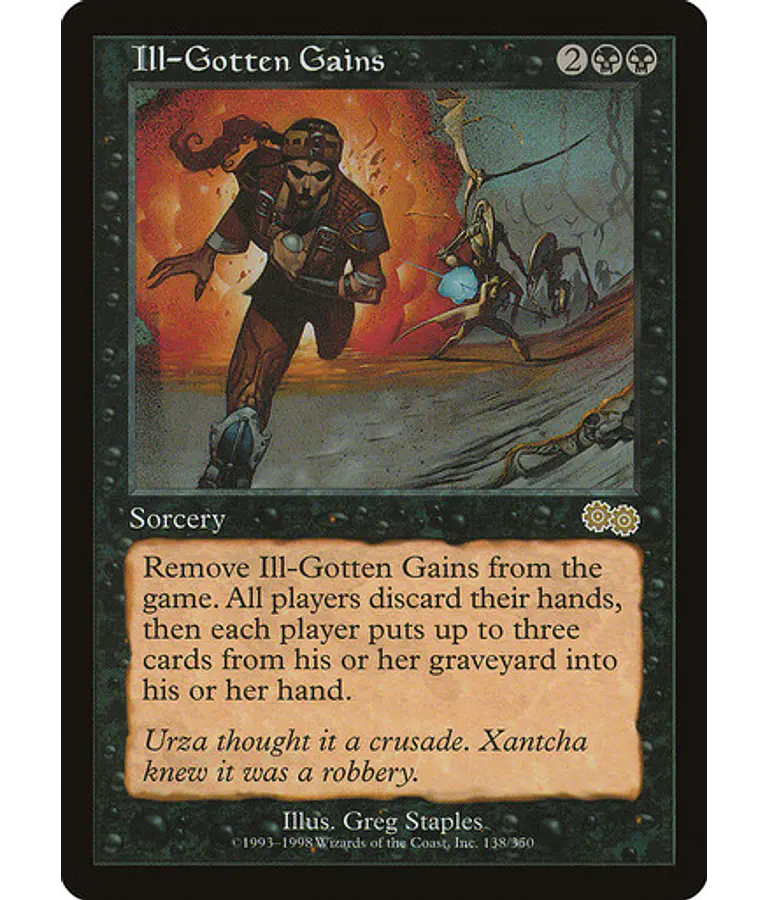 Ill-Gotten Gains - Urza's Saga (español)
