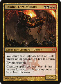 Rakdos, Lord of Riots - Return to Ravnica (inglés)