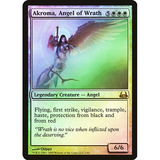 Akroma, Angel of Wrath (Foil) - Duel Decks: Divine Vs. Demonic (inglés)