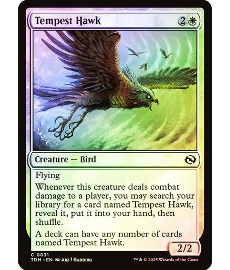 Tempest Hawk - Tarkir: Dragonstorm Foil (inglés)